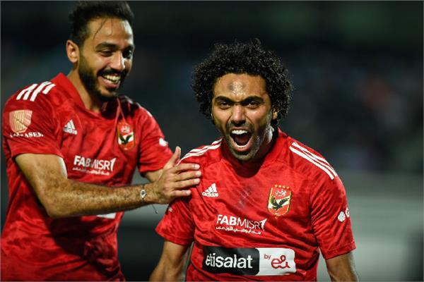 حسين الشحات يتقدم للأهلى أمام منتخب السويس فى كأس مصر