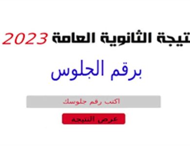 موعد ظهور نتيجة الثانوية العامة 2023